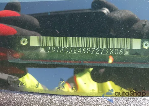 2002 Chevrolet Cavalier Cng из США, поврежденный, VIN 1G1JC524627279806